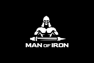 design an epic logo with a human figure