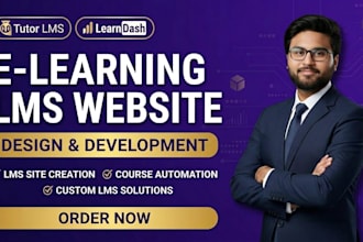 setup wordpress lms website with tutor lms and learndash lms