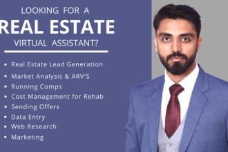 be your real estate virtual assistant and data entry VA