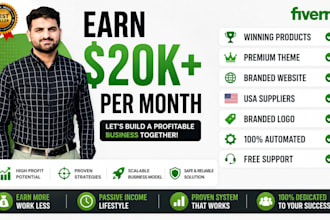 design and develop a fully optimised shopify store to drive sales and growth