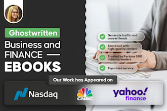 write a business or financial ebook for SEO lead generation