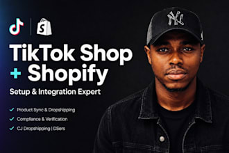 setup tiktok shop, facebook and instagram shop for your shopify store