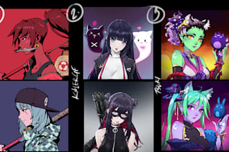 draw anime nft collections tsuki, azuki, killergf so on