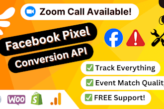 setup facebook pixel conversion API, fix meta pixel and ga4 ecommerce tracking