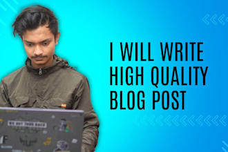 write a SEO optimized blog post or article for your website