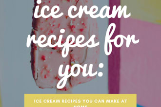 design,  write recipes for cookbook recipe book and cookbook