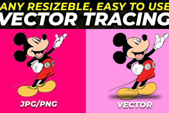 do perfect vector, recreate, and redraw from any logo
