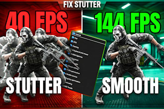 fix fps drops, boost fps and optimize PC for gaming performance