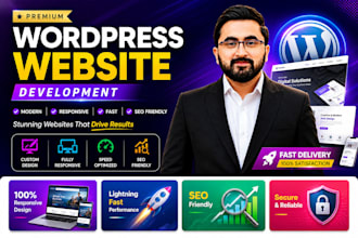 do wordpress website development, clone, design or redesign wordpress website