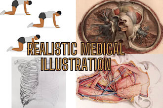 make medical illustrations, sketches, animations, or models