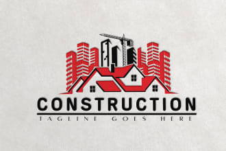 do real estate, construction and property logo design