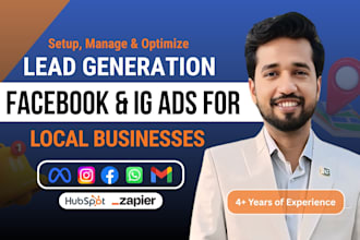 setup meta fb ig advertising campaigns for lead generation for local businesses