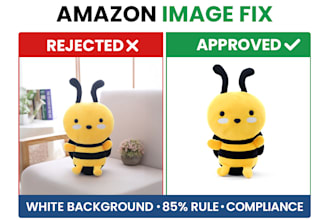 do amazon product photo editing, retouching, and resizing