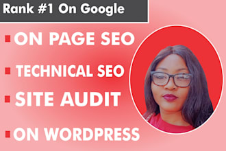 do a unique onpage SEO service on wp websites using yoast
