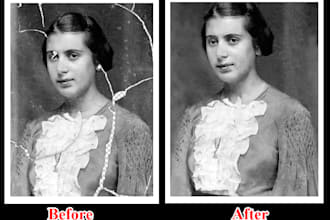 professional restore old photos