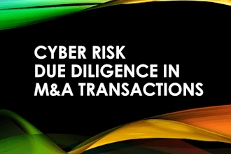 do your cyber risk due dilligence in mergers and  aquisitions