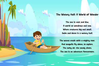 draw children story book illustration