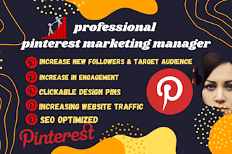 grow manage setup, optimize and do  grow pinterest marketing