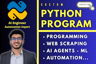 create a python program or python script