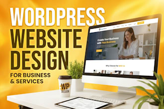 build fast loading wordpress website for business or service