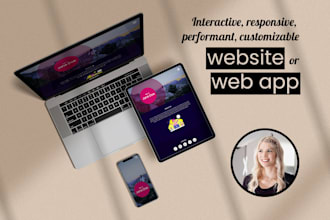 build your interactive website or web app