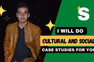 write cultural and social case studies for you