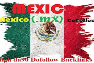 mexico mx high da dofollow seo google ranking with mexican da90 backlinks