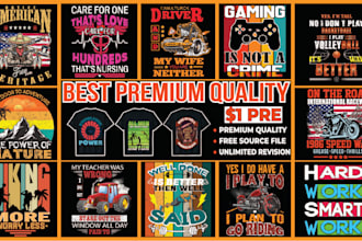 create custom t shirt design and bulk t shirt design