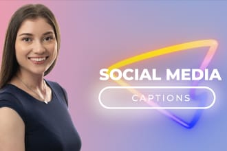 write engaging social media captions