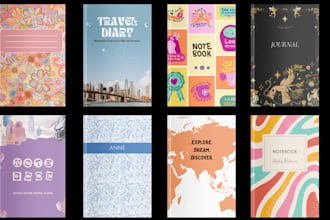 design notebooks, planners, and journals