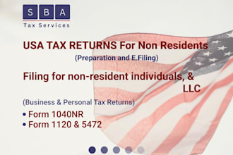 file personal and business tax return for non residents