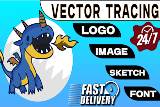 modify fix revamp edit alter upgrade enhance redesign and vectorize logo