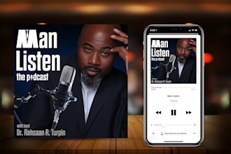 design professional podcast cover art