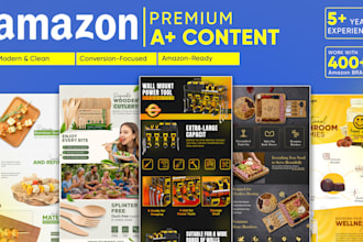 design premium amazon a plus content, amazon ebc