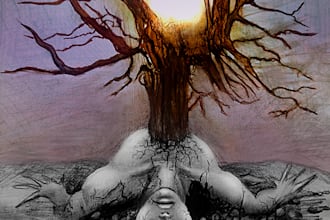 create charcoal, pencil, and color illustrations