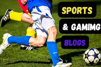 provide guest post on my pure sport and gaming site do follow backlink