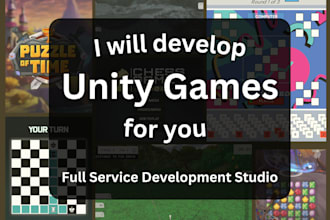 develop a 2d unity game or app for you