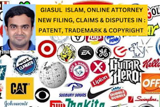 online attorney for trademark, copyright, patent, claims