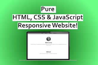 create a html, css and javascript website