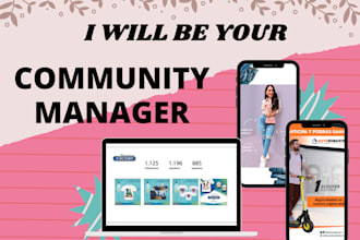 seré tu community manager y diseñador de contenidos