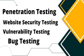 do penetration tests from any website, scan, security test