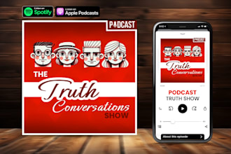 design a professional podcast cover art with in 24 hours