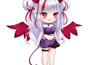draw chibi original character custom