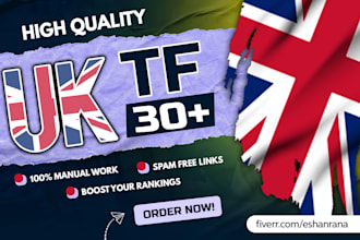 build 300 high authority tf uk dofollow seo backlinks