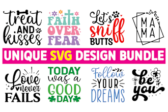 do creative, svg, cut files, pdf, png, bundle design