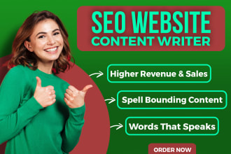 be your content writer for website copywriting