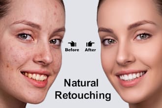 do photo retouching and photo editing