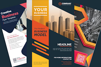 design a professional flyer, event flyer, brand flyer