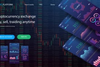 develop crypto exchange website, exchange website