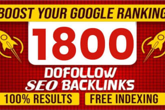 create 1800 blog comments backlinks link building high da pa